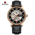 REWARD RD33001M Military Military Fashion Men Automatic Mechanical Watch Top Luxury Quartz Watches Clock Leather Band Watch